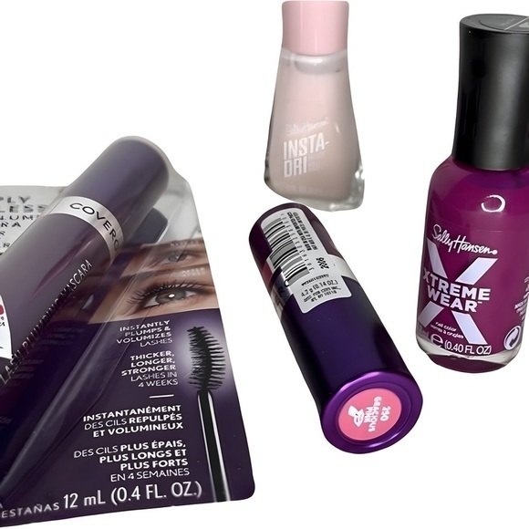 Sally Hansen & Covergirl Must-Have Makeup Bundle:‎ Elevate Your Beauty Game - Picture 2 of 3